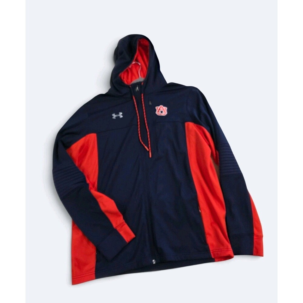 Under Armour Auburn Tigers 2021 Sideline Full-Zip Warm Up Hoodie Men’s Large